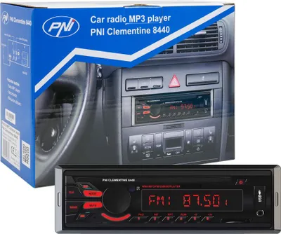 Obrázok produktu pre Autorádio MP3 prehrávač PNI Clementine 8440, 4x45W, 12V, 1 DIN, mit SD, USB, AUX, Cinch