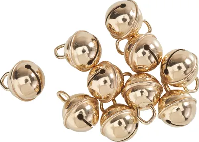 Produktbild von VBS Schellen 15 mm Goldfarben 10 Stück ideal für Bastelprojekte und Dekoration