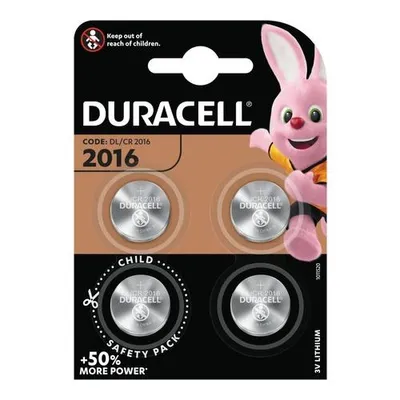 Immagine prodotto di Duracell Batterie Knopfzelle CR2016 3.0V Lithium    4St.
