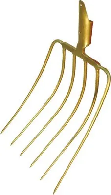 Produktbild von Maisgabel, 6 Zinken, Federdülle, 360x330 mm, lgldfarben ackiert