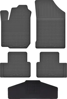 Produktbild von Gummi Fußmatten Set Für: Toyota Aygo I (2005-2014) Gummimatten Schwarz