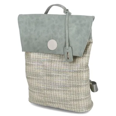 Produktbild von Rieker Damen Citypack/ Daypack/ Rucksack Grün-Beige Textil-Synthetik