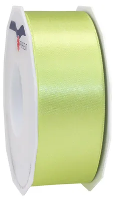 Geschenkband Polyester, Pistazie, 25 m x 40 mm