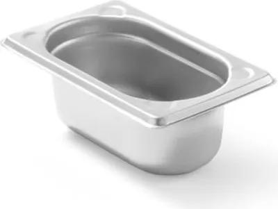 Produktbild von HENDI Gastronorm Behälter 1/9  65 mm Edelstahl         Kitchen Line