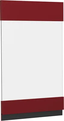 Immagine prodotto di Frontale cucina Vicco R-Line Rosso 39.6 x 59 cm frontale del mobile per pensile con vetro, Model 39465