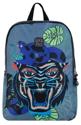 Produktbild von Pick & Pack Dangerous Cat Backpack L Jeans blue -