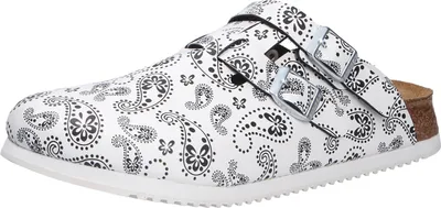 Produktbild von Birkenstock Damen Clog, weiß(paisleyblackwhite (01373)), Gr. 35