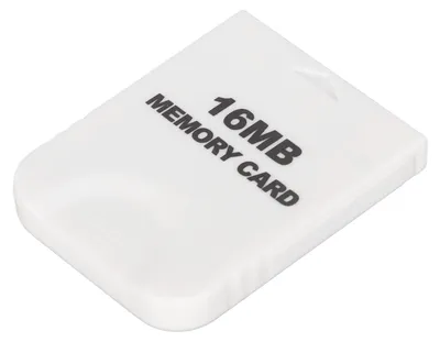 Obrázok produktu pre Pamäťová karta pre konzolu Wii, vysokorýchlostná, plug-and-play, biela, príslušenstvo pre herné konzoly, 16 MB (251 blokov)