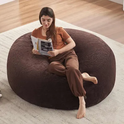 Produktbild von 5FT Sitzsack,Sitzsackstuhl, Sofa für Erwachsene,weicher und bequemer Lesestuhl,geeignet für Schlafzimmer, Balkone und andere Orte