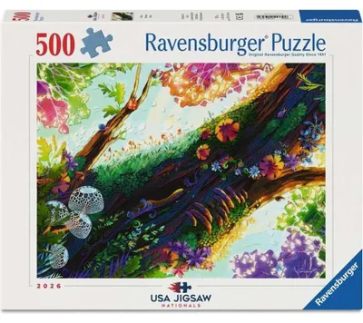 Produktbild von RAVENSBURGER Jigsaw Puzzle USA Jigsaw Nationals: Mech Forest 500 DLs
