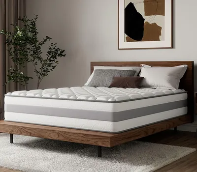 Produktbild von Matratze HOM Plus 180x200 25cm Luxus Taschenfederkern 7 Zonen Federkernmatratze H3/H4 orthopädisch