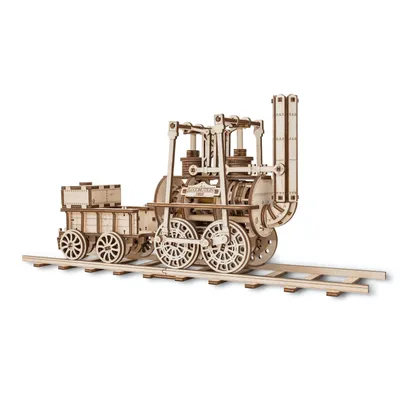 Produktbild von 3D-Puzzle „Lemn Locomotion Eco“ – Holzkunst