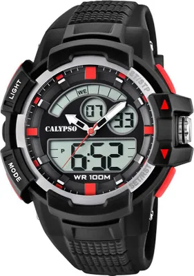 Produktbild von Calypso Armbanduhr PolyurethanArmband schwarz K5767/3 AnaDigi Uhr