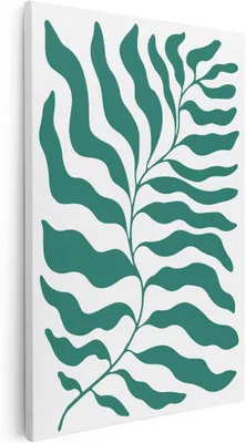 Obrázok produktu pre Abstraktna obrazová maľba rastliny na plátne, 80x120 cm, dekorácia na stenu do obývačky