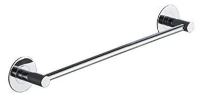 Immagine prodotto di Portasciugamani adesivo - 30 cm - acciaio inossidabile - accessori per il bagno - cromo lucido - argento - porta asciugamani