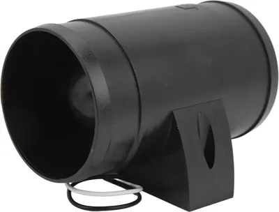 Obrázok produktu pre 3-palcový ventilátor do potrubia, 12 V, 5 lopatiek, vysoký prietok vzduchu, tichá prevádzka, odsávanie vzduchu pre obytné vozidlá, lode, jachty