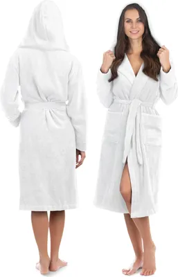 Produktbild von Liebenstein Bademantel Damen Größe S Premium Bademantel aus Baumwolle Weiß