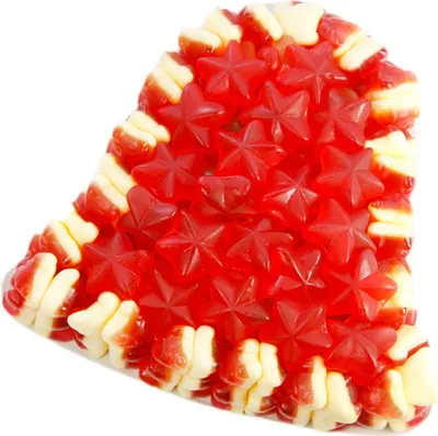 Produktbild von Fruchtgummi Weihnachtswinterglocke mit Rote Grütze Bären 350g