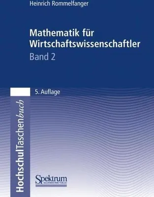 Obrázek produktu pro Mathematik für Wirtschaftswissenschaftler II