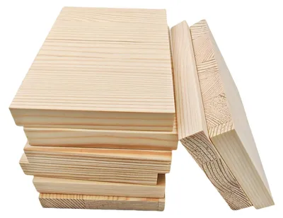 Imagen del producto de Juego de 8 bloques de madera sin tratar, ideales para fomentar la creatividad