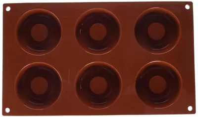 Produktbild von silikomart | SF012 Silikonform für SAVARIN Monoportions, antihaftbeschichtet, 6