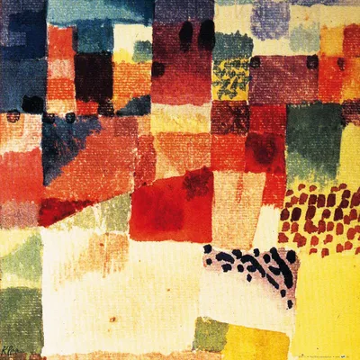 Produktbild von Paul Klee Kunstdruck Bild - Motiv Aus Hammamet, 1914 (40 x 40 cm)