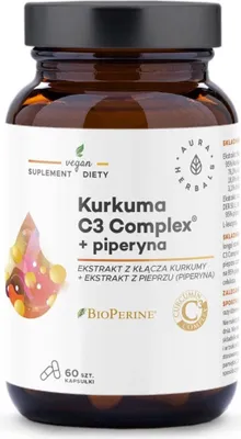 Productafbeelding van Aura Herbals kurkuma + piperine BI9539