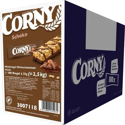Produktbild von Corny Müsliriegel Schoko 3007118 25g 100St