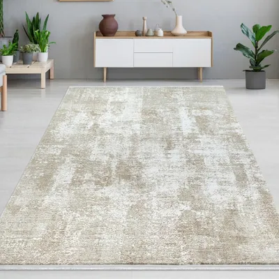 Produktbild von Teppich Used Look modern elegant Beige Größe - 200 x 290 cm