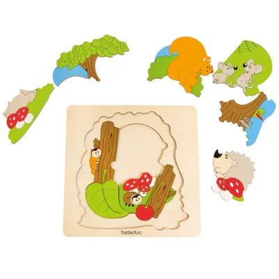 Obrázek produktu pro Beleduc discovery puzzle forest 17510