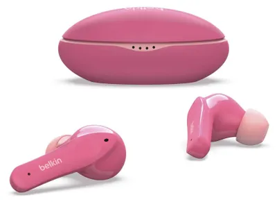 Zdjęcie produktu dla Belkin Soundform Nano, Bezprzewodowy, Połączenia/muzyka, Słuchawki, Różowy