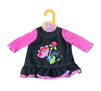 Produktbild von Dolly Moda Jeans Dress, Puppen-Kleiderset, 3 Jahr(e), 83 g