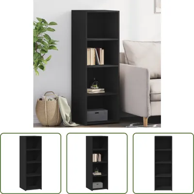 Produktbild von The Living Store Highboard Schwarz 40x41x124 cm Holzwerkstoff