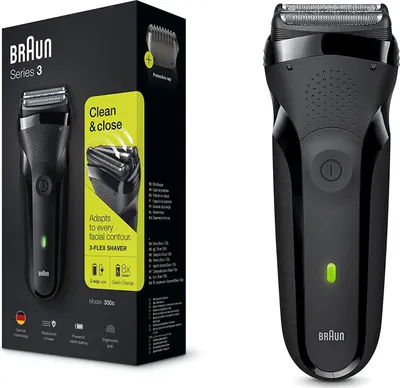 Immagine prodotto di Braun Series 3 300s Foil shaver Trimmer Schwarz Herrenrasierapparat (163305)
