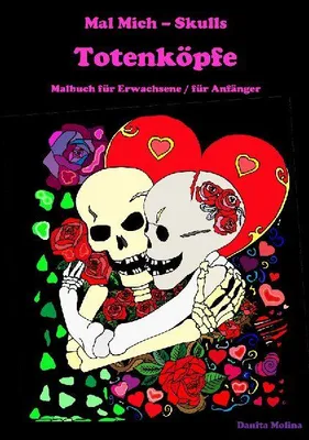 Produktbild von Mal Mich - Skulls - Malbuch für Erwachsene