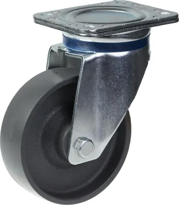 Obrázok produktu pre 150 mm otočné koliesko s kolesom zo sivej liatiny
