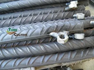 Produktbild von Stahlpfahl, 750 mm Länge, 20 mm Breite, Ideal für weichen Boden, korrosionsbeständig, langlebige Konstruktion