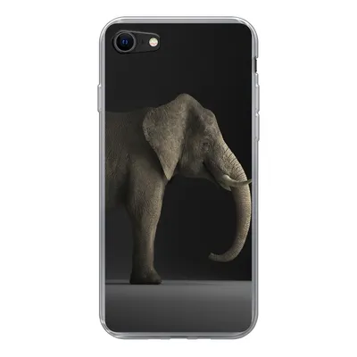 Produktbild von MuchoWow® Handyhülle Schutzhülle Hülle für iPhone SE 2022 Elefant - Tiere - Licht Silikon Softcase Handy Hülle - Schutzhülle