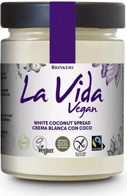 KREM KOKOSOWY FAIR TRADE BEZGLUTENOWY BIO 270 g - LA VIDA VEGAN