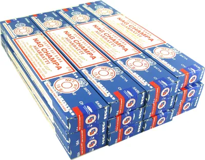 Produktbild von Satya - Nag Champa Agarbatti Traditional - Räucherstäbchen (12 Pack)