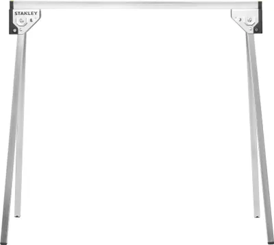 Produktbild von Stanley Unterstellböcke aus Metall, 450 kg, Aluminium, Stahl, Aluminium, Schwarz, Gelb, 795 mm, 415 mm, 73,6 cm