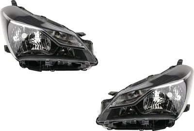Zdjęcie produktu dla Reflektory samochodowe pasujące do Toyoty Yaris XP13, produkcja 05/17-. Typ żarówki: H4, lewa i prawa. Zestaw do montażu w samochodzie