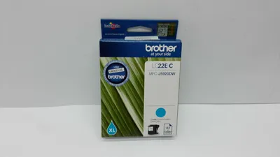 Produktbild von Brother LC22EC, Cyan, 1 Stück(e), 1200 Seiten, Einzelpackung
