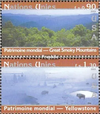 Produktbild von Briefmarken UNO - Genf 2003 Mi 473-474 (kompl.Ausg.) postfrisch USA