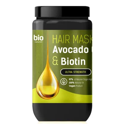 Image de Bio Naturell Masque capillaire à l'huile d'avocat et à la biotine, 946 ml