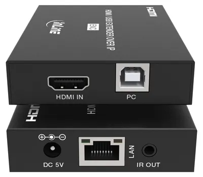 Immagine prodotto di Prolungatore KVM InLine® tramite IP, HDMI Full-HD, 150 metri, unità trasmittente (TX)