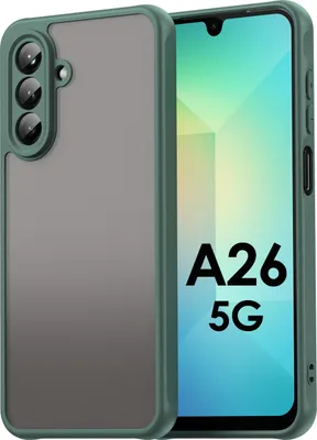 Produktbild von Handyhülle für Samsung Galaxy A26 Matt Stoßfest Schutzhülle Back cover in Grün
