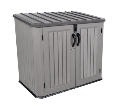 Produktbild von Lifetime Phil Kunststoff Mülltonnenbox 2x240 L| Grau 94x146x128 cm