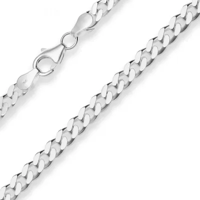 Produktbild von 4,7mm Armband Panzerkette Silberarmband Armschmuck aus 925 Silber 21cm