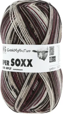Produktbild von Lang Yarns - Super Soxx Color 4-fach 0395 braun beige